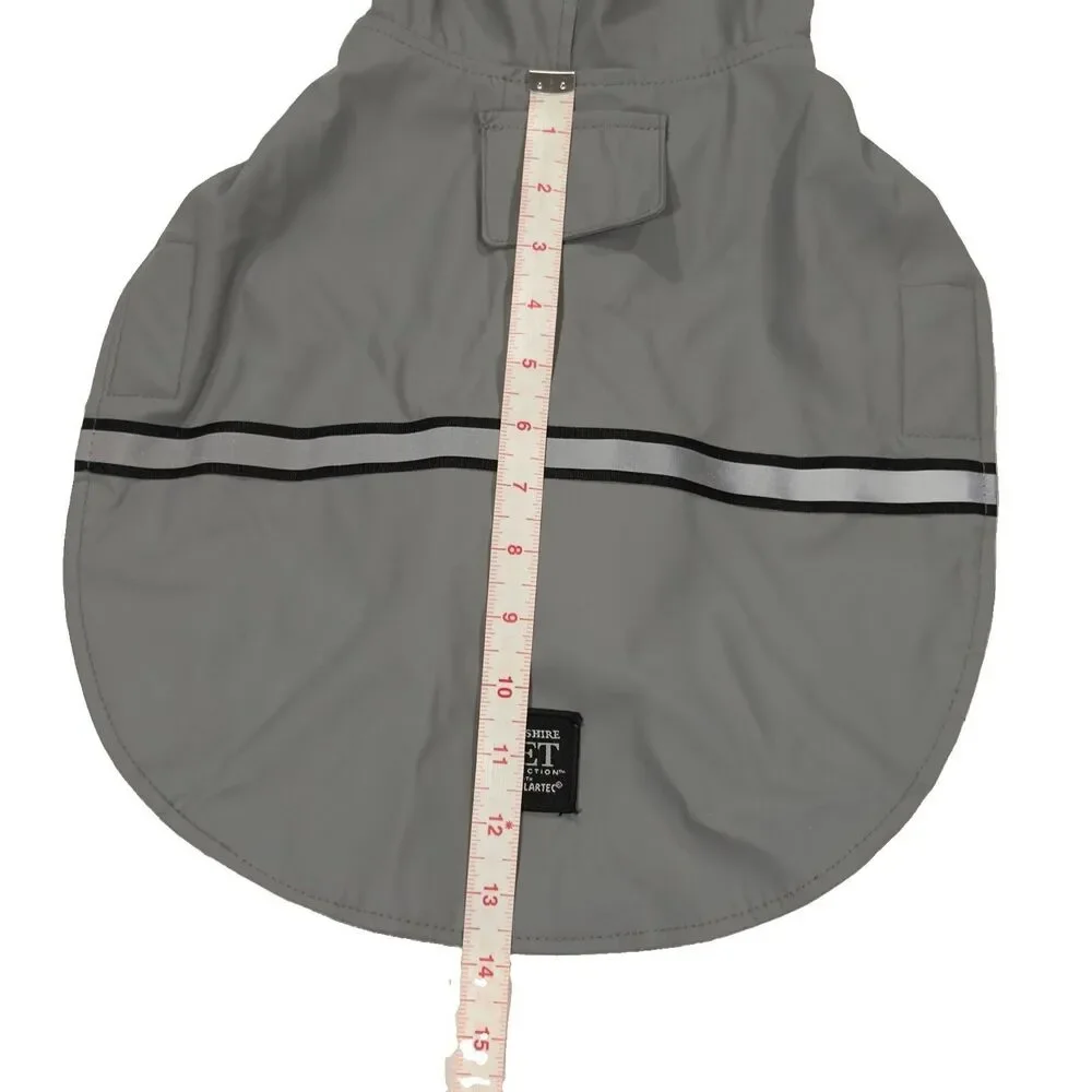 Berkshire Pet Collection Hooded Dog Coat Small Polartec Fleece Warm Gray